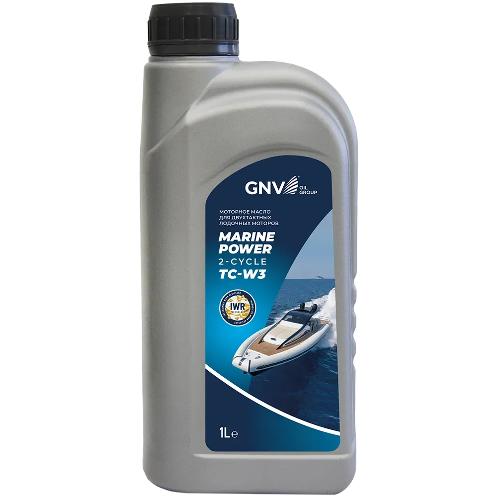 Моторное масло для мототехники GNV Marine Power 2-cycle МИНЕР 1 л